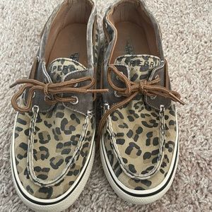 Sperry Topsider Leopard Print